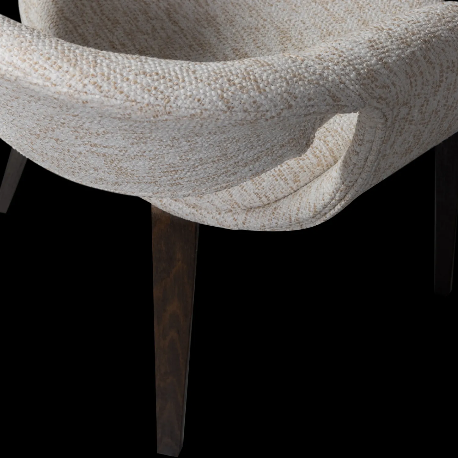 Eetkamerstoelen Met Armleuning-WOOOD Yossi Bruin Hout Eetkamerstoel Natural