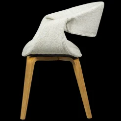 Eetkamerstoelen Met Armleuning-WOOOD Yossi Hout Eetkamerstoel Natural