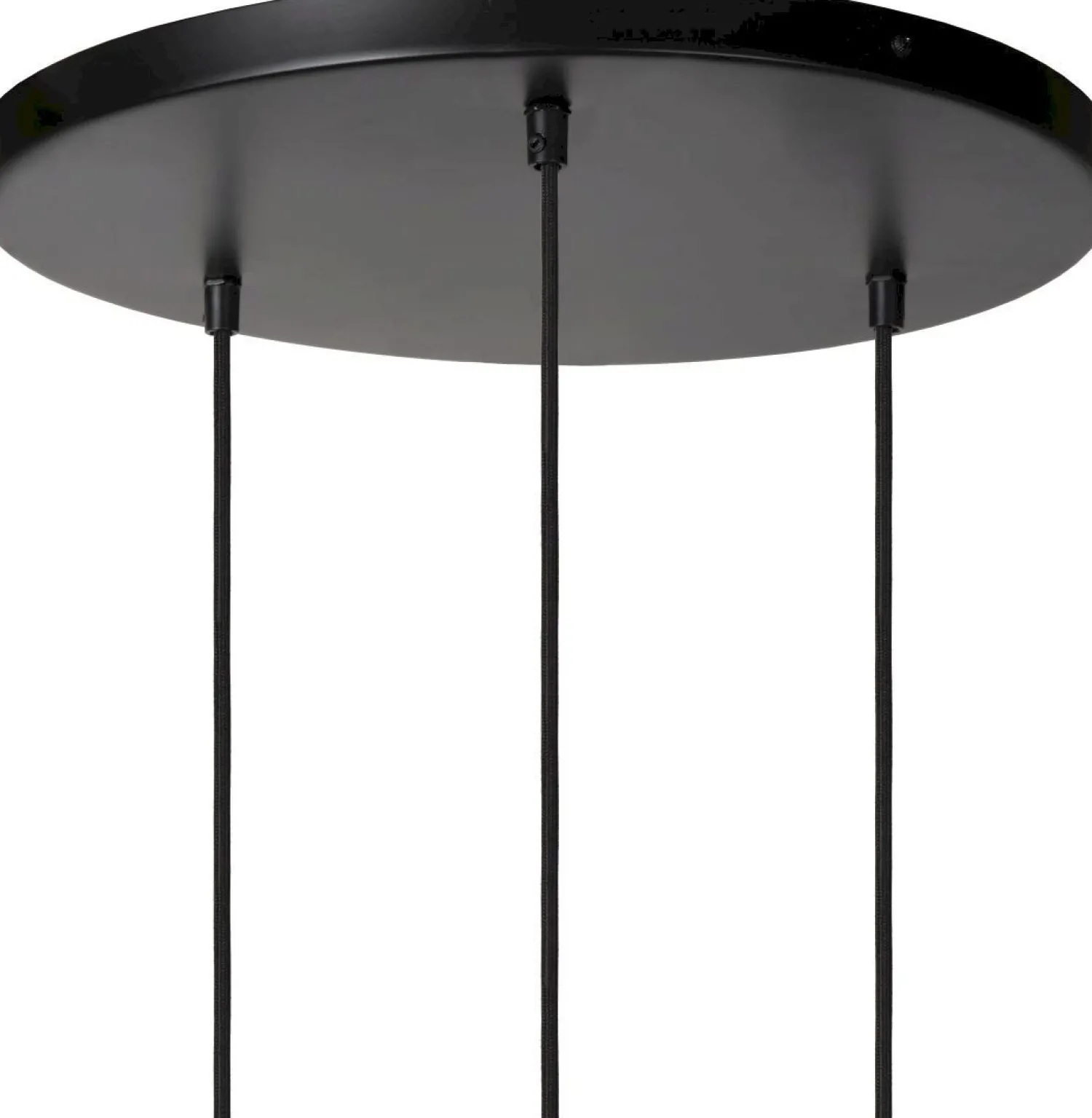Hanglampen|Hanglampen-Lucide Yunkai Hanglamp Naturel, Zwart