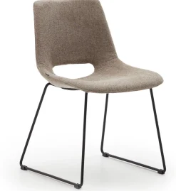 Eetkamerstoelen Zonder Armleuning-Kave Home Zahara Eetkamerstoel Beige