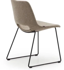 Eetkamerstoelen Zonder Armleuning-Kave Home Zahara Eetkamerstoel Beige