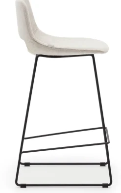 Stoffen Barkrukken-Kave Home Zahara Laag Barstoel Beige
