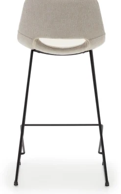Stoffen Barkrukken-Kave Home Zahara Laag Barstoel Beige
