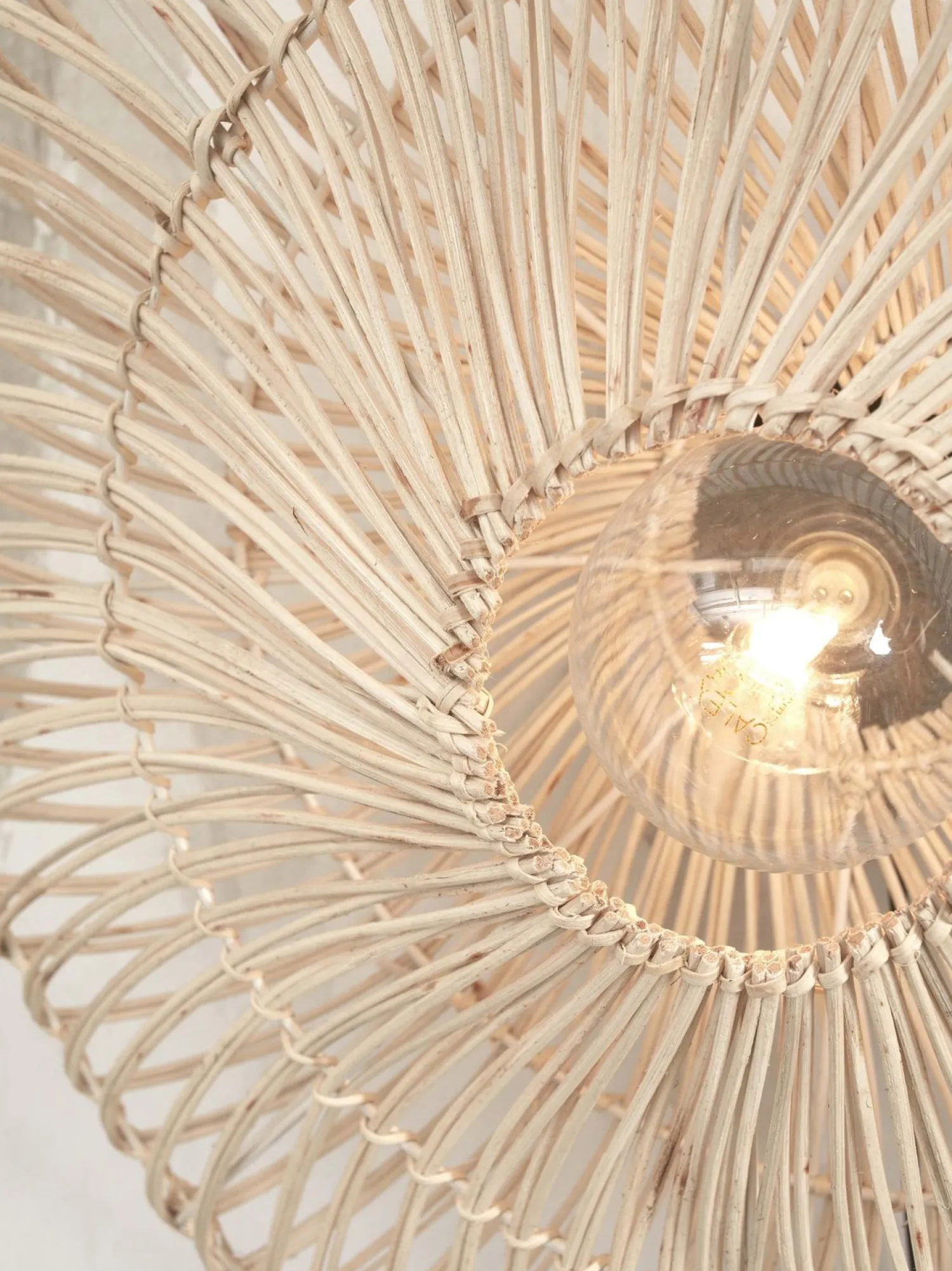 Wandlampen|Wandlampen-Good&Mojo Zanzibar L Wandlamp White
