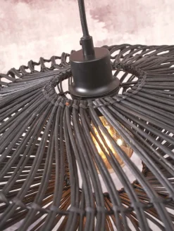 Hanglampen|Hanglampen-Good&Mojo Zanzibar S Hanglamp Black