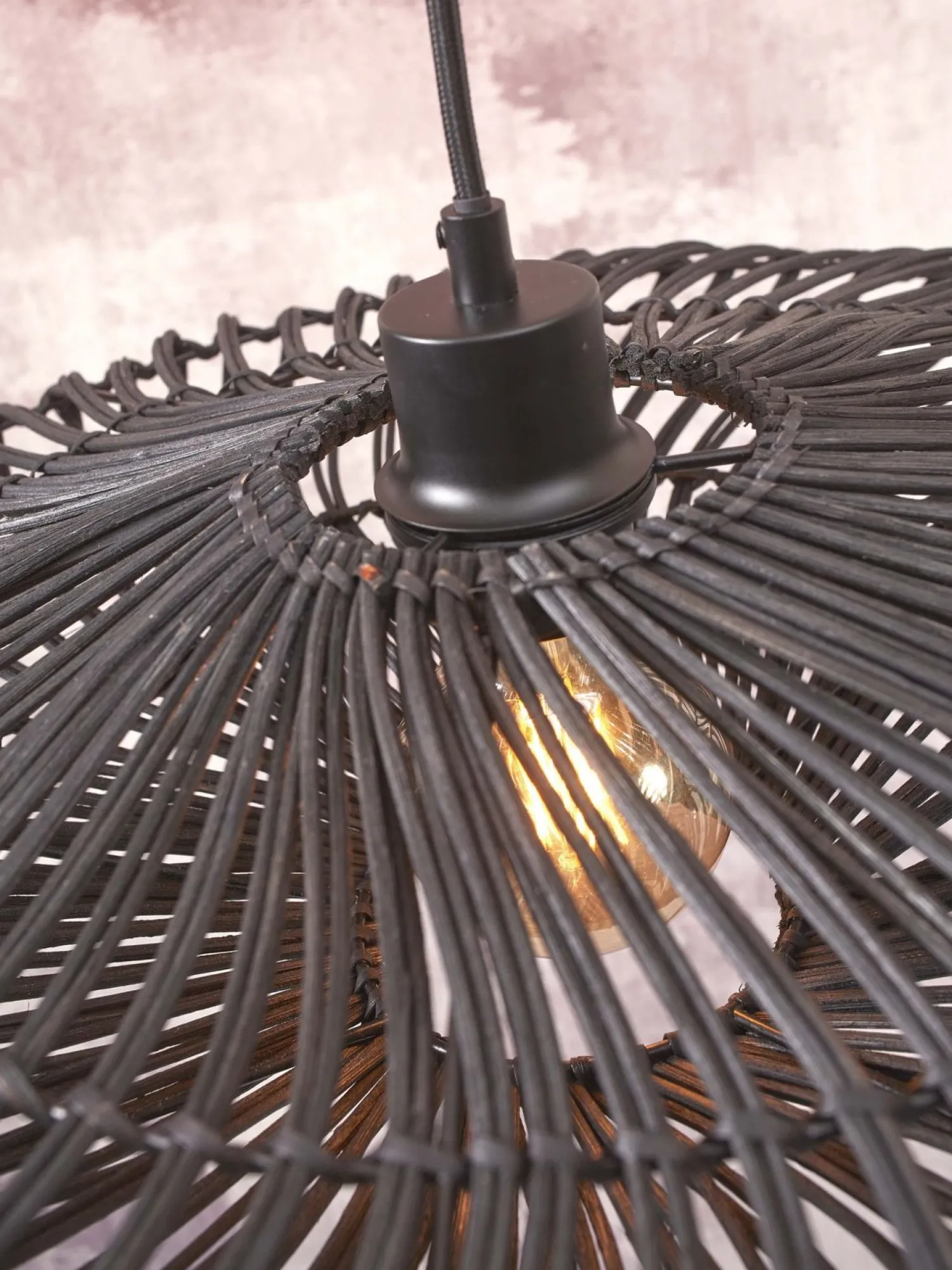 Hanglampen|Hanglampen-Good&Mojo Zanzibar S Hanglamp Black