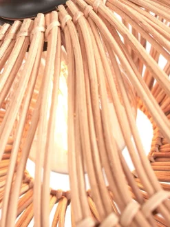 Rotan Plafondlampen|Plafondlampen-Good&Mojo Zanzibar S Plafondlamp Natural