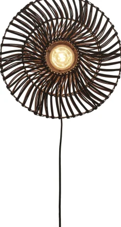 Wandlampen|Wandlampen-Good&Mojo Zanzibar S Wandlamp Black