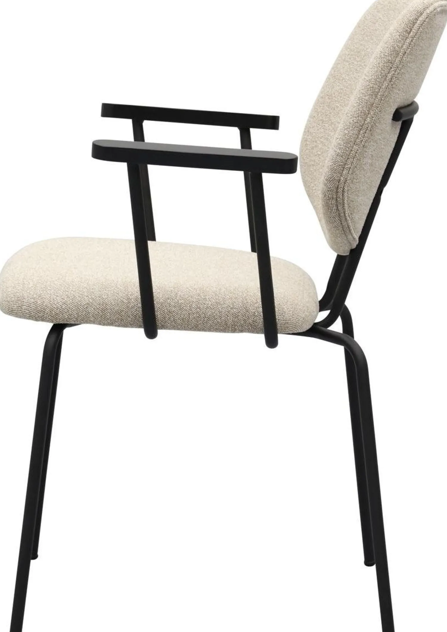 Eetkamerstoelen Met Armleuning-Trendhopper Zelo Armstoel Beige