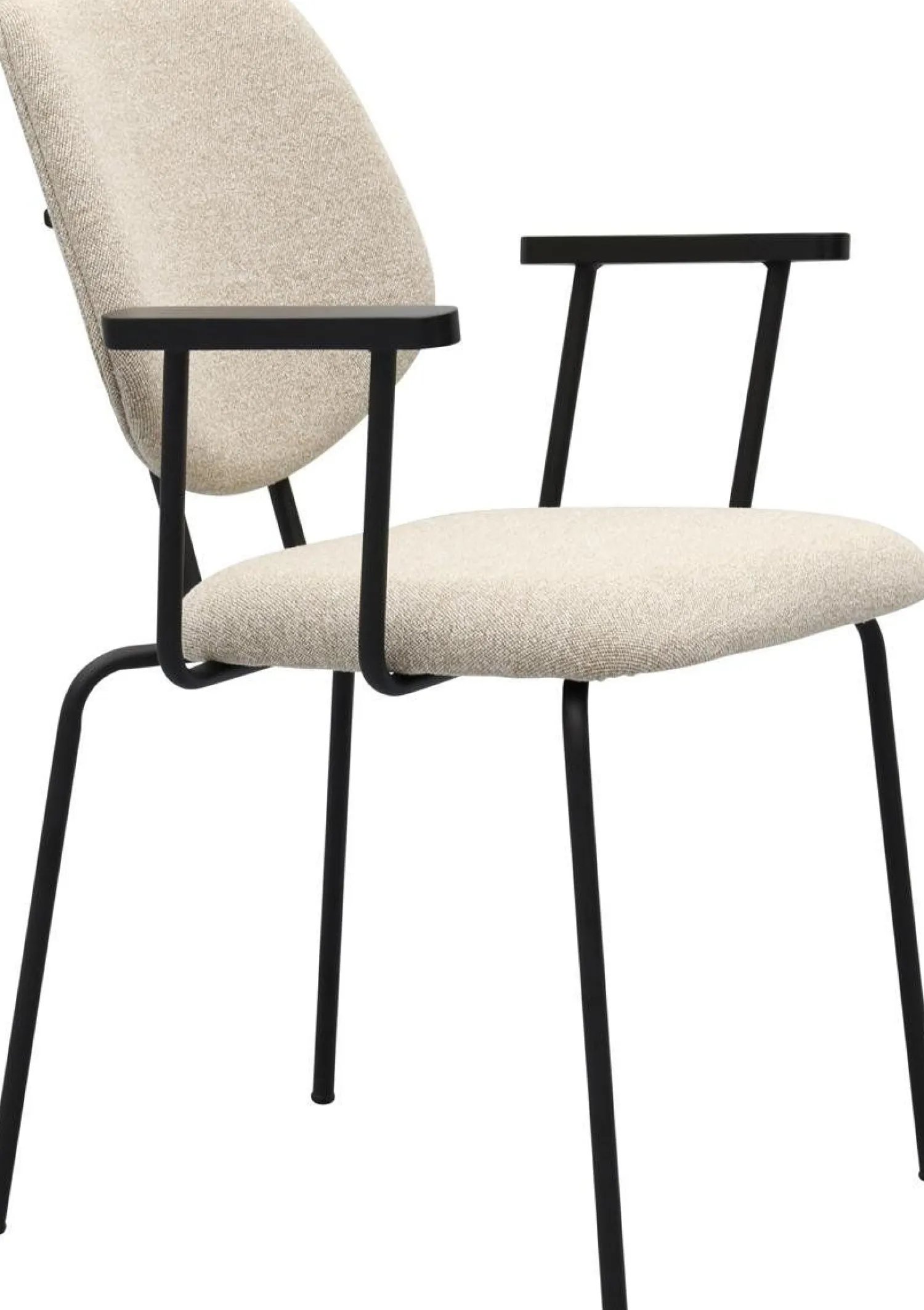 Eetkamerstoelen Met Armleuning-Trendhopper Zelo Armstoel Beige