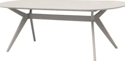 Ovale Eettafels-Trendhopper Zeme Eettafel Off White