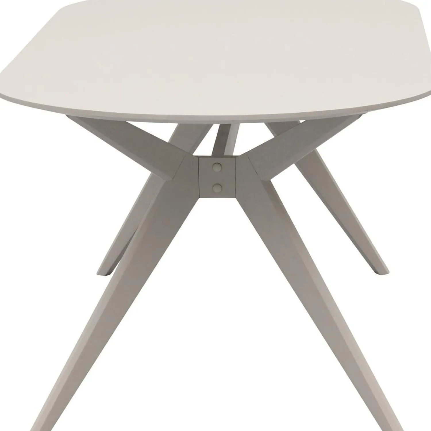 Ovale Eettafels-Trendhopper Zeme Eettafel Off White