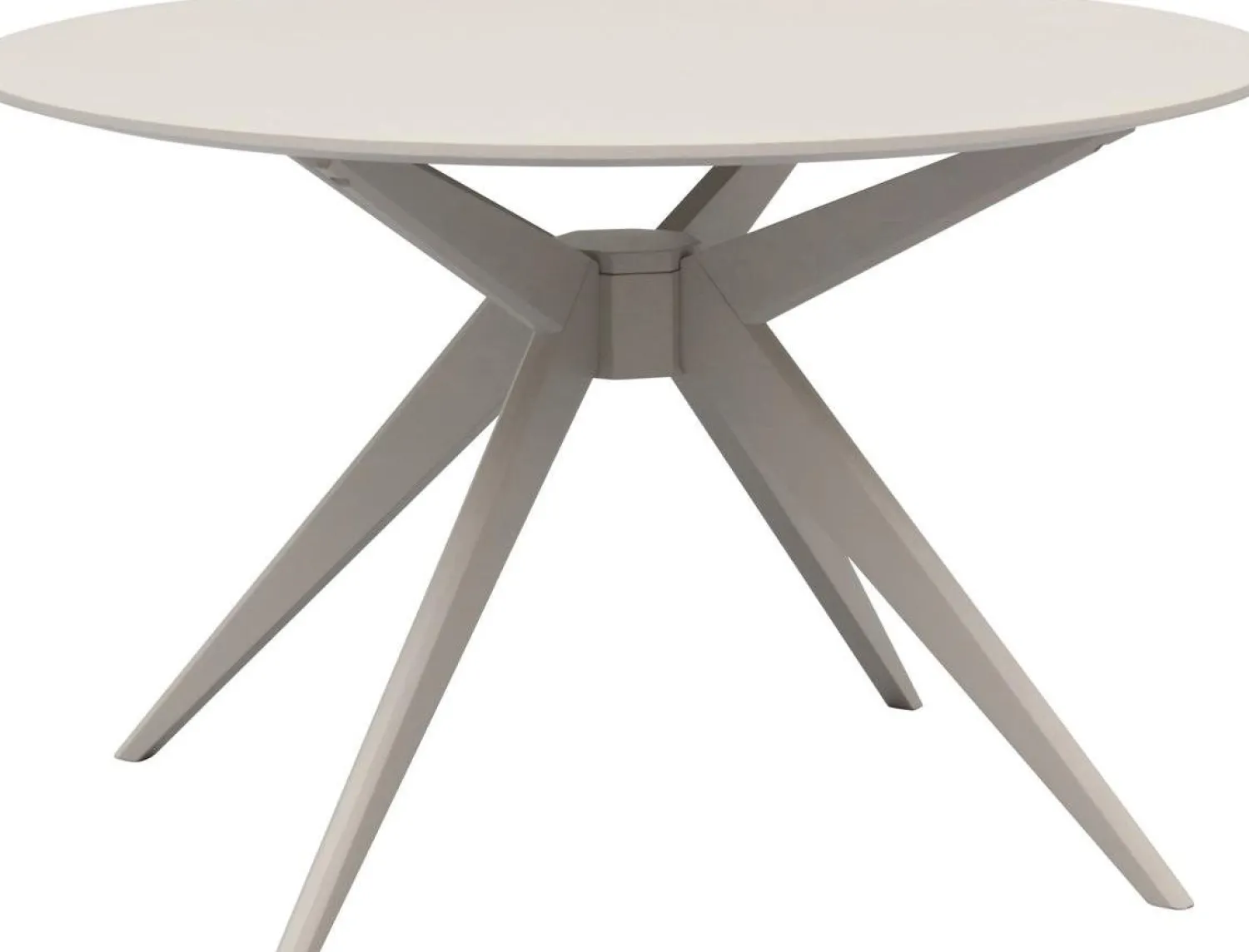 Ronde Eettafels-Trendhopper Zeme Rond Eettafel Off White
