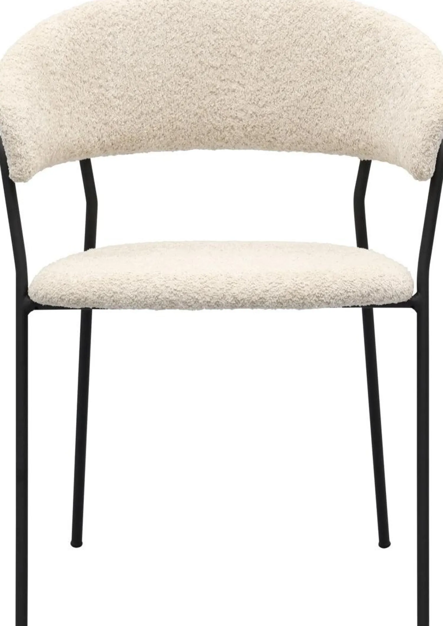 Eetkamerstoelen Met Armleuning-Trendhopper Zeri Armstoel Beige, Zwart