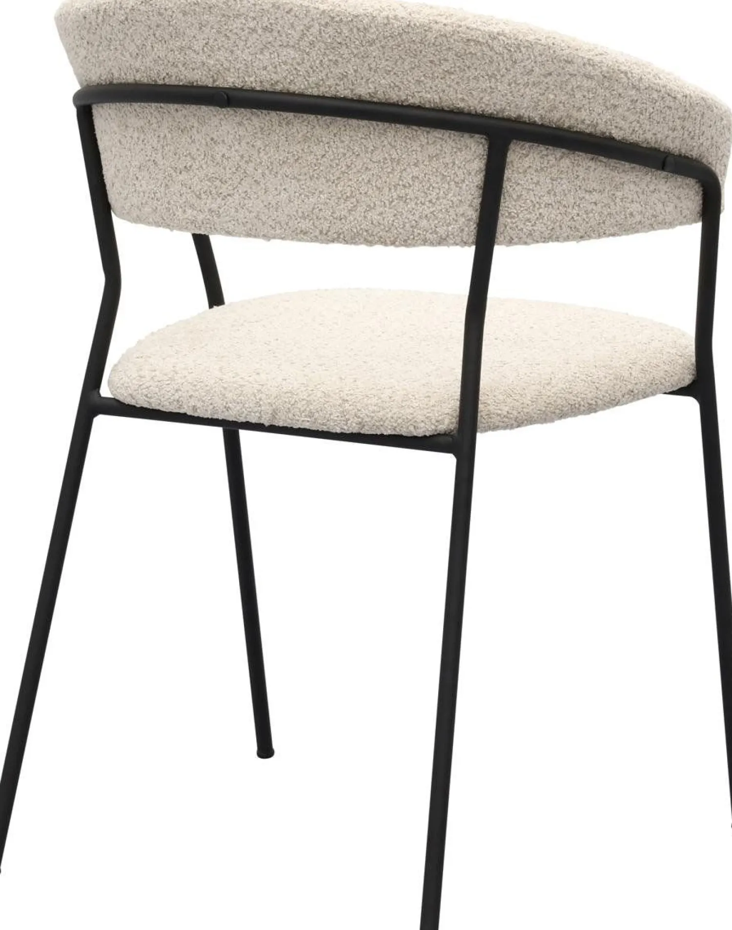 Eetkamerstoelen Met Armleuning-Trendhopper Zeri Armstoel Beige, Zwart