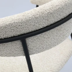 Eetkamerstoelen Met Armleuning-Trendhopper Zeri Armstoel Beige, Zwart