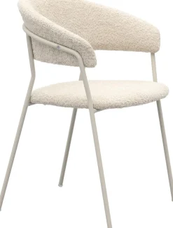 Eetkamerstoelen Met Armleuning-Trendhopper Zeri Armstoel Beige