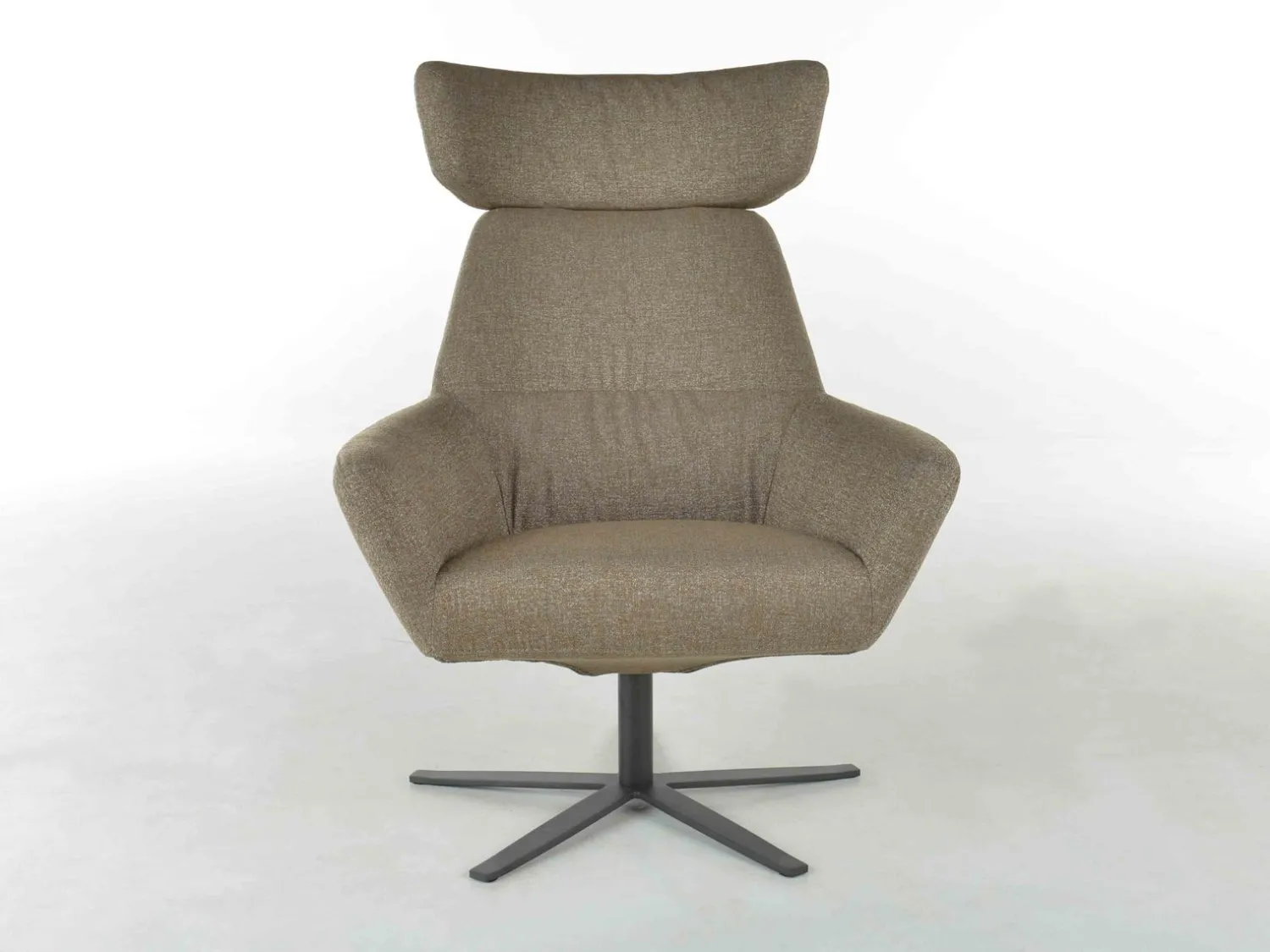 Oorfauteuils|Draaifauteuils-Bert Plantagie Zyba Fauteuil Grijs